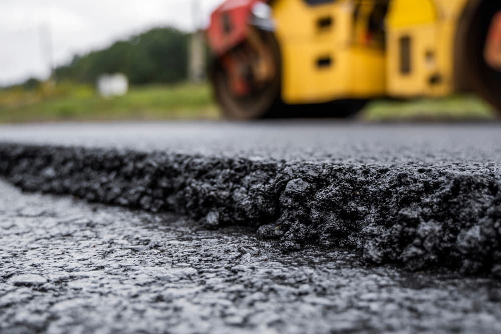 Professional paving work